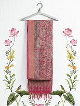 Printed Tussar Saree
